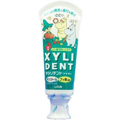 Дитяча зубна паста LION XYLI DENT з фтором зі смаком винограду 60 г (794387)