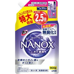 Гель для прання з функцією контролю за неприємними запахами концентрований Super NANOX, Lion 900 г
