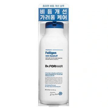 Шампунь проти лупи для ослабленого волосся Dr.FORHAIR Folligen Anti-Dandruff Shampoo, 300 мл (533803) 533803 - постачальник японських та корейських товарів для дому, здоров'я і краси Pikami