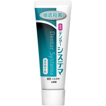 Зубна паста Lion "Dentor Systema" антибактеріальна 130 г (32532) 32532 - постачальник японських та корейських товарів для дому, здоров'я і краси Pikami