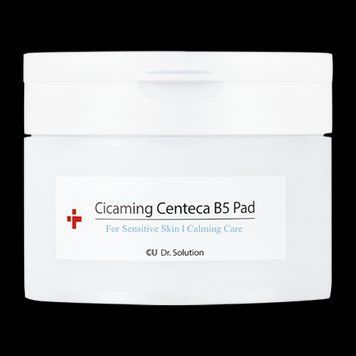 Заспокійливі педи з цинтелою та пантенолом CU SKIN Dr. Solution Cicaming Centeca B5 Pad 80 шт (225139) 225139 - постачальник японських та корейських товарів для дому, здоров'я і краси Pikami