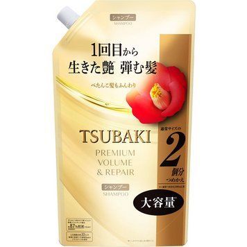 Шампунь TSUBAKI Premium Об'єм і відновлення волосся, 600 мл (487254) 487254 - постачальник японських та корейських товарів для дому, здоров'я і краси Pikami